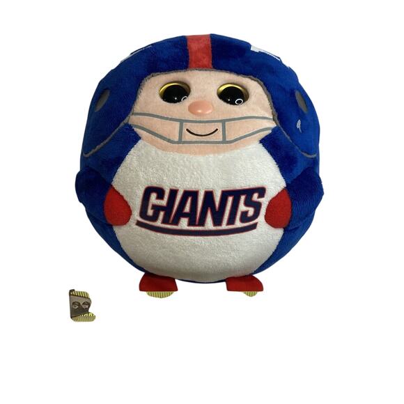 TY Beanie Babies 5" New York Giants NFL 2015 Beanie Ballz‎ Rare Retired - Picture 9 of 10